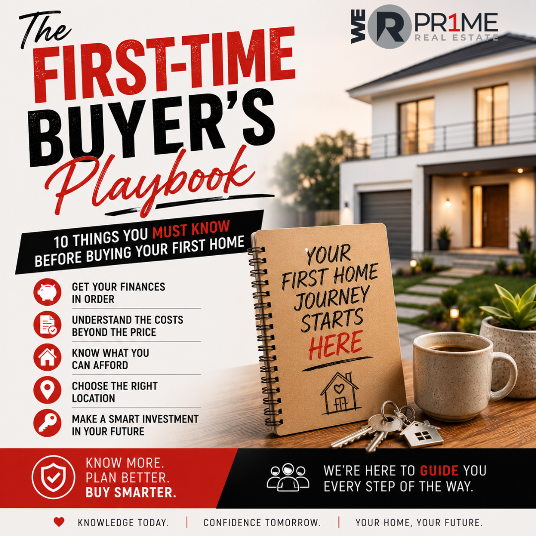 The First-Time Buyer’s Playbook: 10 Things You Must Know Before Buying Your First Home